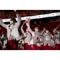 東京オリンピック開会式!史上初となるマスク姿の入場行進 画像