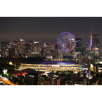 東京五輪の夜空にドローン1824台!エンブレムや地球に変身!ネット驚き「めっちゃすごい」 画像